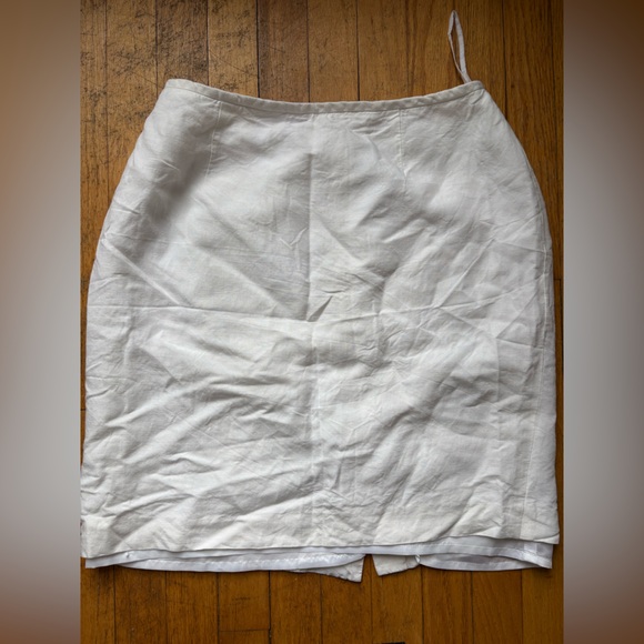 Calvin Klein linen blend skirt - Picture 2 of 10